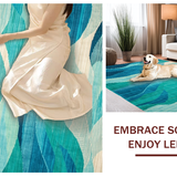 Lively Turquoise Ripple Effect(Blue)