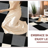 Contemporary Striped Contrast Motif(Black)