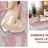 Cozy Modern Medallion Style(Pink)