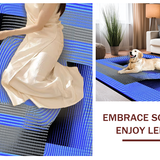 Lively Abstract Swirling Design(Blue)