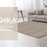 Ultra Soft Area Rug, Non Slip, Stain Resistant, Washable Area Rugs for Living Room, Bedroom, Elegant Earthy Geometric Checkerboard(Brown)