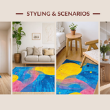 Chic Color Blocked Composition(Blue)