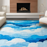 Delicate Cloud Impressionist Touch(Blue)
