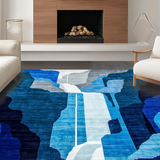 Chic Abstract Cascade Design(Blue)