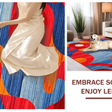 Contemporary Bright Swirl Aesthetics(Red)