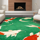 Cozy Contemporary Koi Style(Green)