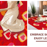 Bold Retro Heart Shape(Red)