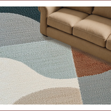 Ultra Soft Area Rug, Non Slip, Stain Resistant, Washable Area Rugs for Living Room, Bedroom, Modern Grey Brown Carpet for Home Office and Bedroom(Beige)