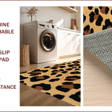 Ultra Soft Area Rug, Non Slip, Stain Resistant, Washable Area Rugs for Living Room, Bedroom, Exotic Leopard Print Living Room Non-Slip Rug(Beige)
