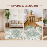 Chic Faded Floral Arrangement(Green)