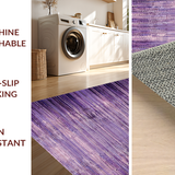 Ultra Soft Area Rug, Non Slip, Stain Resistant, Washable Area Rugs for Living Room, Bedroom, Lovely Lavender Bow Shaped Carpet Cute Aesthetic Accent Rug(Purple)