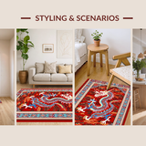 Epic Fire Ice Fantasy Motif(Red)