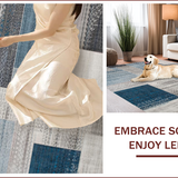 Ultra Soft Area Rug, Non Slip, Stain Resistant, Washable Area Rugs for Living Room, Bedroom, Chic Taupe Geometric Aesthetic(Gray)