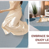 Ultra Soft Area Rug, Non Slip, Stain Resistant, Washable Area Rugs for Living Room, Bedroom, Contemporary Retro Bedroom Stain-Resistant Area Rug(Gray)