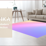 Ultra Soft Area Rug, Non Slip, Stain Resistant, Washable Area Rugs for Living Room, Bedroom, Kawaii Tie Dye Bedroom Carpet for Teens(Red)
