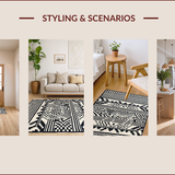 Bold Exotic Zebra Motif(Black)