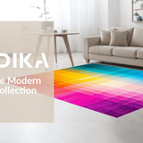 Chic Multicolored Fluid Motif(Yellow)