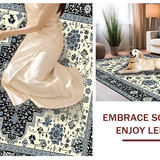 Retro Whimsical Floral Accents(White)