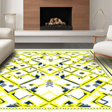 Stylish Dynamic Geometric Arrangement(Yellow)