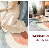 Contemporary Double Rainbow Motif(Gray)