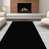 Bold Geometric Black Circular Element(Black)