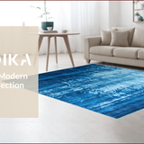 Vibrant Abstract Blue Swirls(Blue)