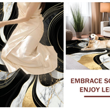 Luxurious Liquid Marble Aesthetic(Black)