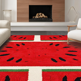 Refreshing Round Watermelon Motif(Red)