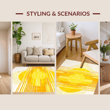 Luxurious Minimalist Radiant Art(Yellow)