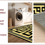Stylish Greek Key Patterned Aesthetic(Gold)