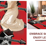 Bold Black and Red Contrast(Red)