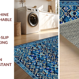 Geometric Blue Toned Elegance(Blue)