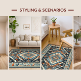 Classic Diamond Patterned Elegance(Blue)