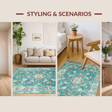 Artful Retro Symmetrical Composition(Green)