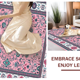 Luxurious Black and Floral Fusion(Pink)