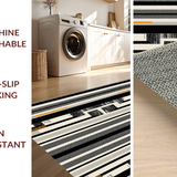 Ultra Soft Area Rug, Non Slip, Stain Resistant, Washable Area Rugs for Living Room, Bedroom, Dramatic Earth Tones Animal Pattern(Black)