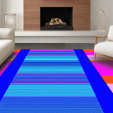 Vibrant Abstract Linear Arrangement(Blue)