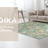 Chic Abstract Geometric Composition(Blue)