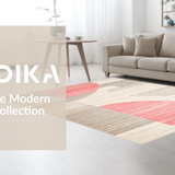 Ultra Soft Area Rug, Non Slip, Stain Resistant, Washable Area Rugs for Living Room, Bedroom, Elegant Fluid Artistic Expression(Beige)