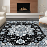 Elegant Vintage Medallion Motif(Black)