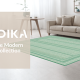 Elegant Sage Green Diamond Motif(Green)