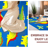 Delightful T Rex Illustrations(Blue)