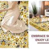 Vibrant Rustic Geometric Accents(Gold)