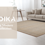 Ultra Soft Area Rug, Non Slip, Stain Resistant, Washable Area Rugs for Living Room, Bedroom, Sophisticated Shabby Chic Trellis(Beige)