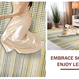 Chic Gold Gray Abstract Swirls(Beige)