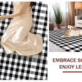 Chic Monochrome Patterned Style(Black)