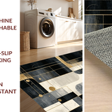 Artful Modern Tiled Arrangement(Black)