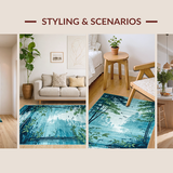 Enchanting Nature Scene in Bright Hues(Blue)