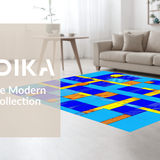 Charming Brightly Hued Counting Motif(Blue)