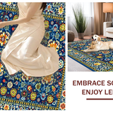 Vivid Ethnic Geometric Design(Blue)